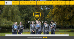 Desktop Screenshot of prestfelde.co.uk