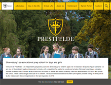 Tablet Screenshot of prestfelde.co.uk